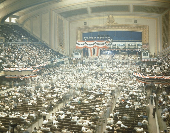 Wendell L. Willkie, who had never before run for public office, won the presidential nomination during the 1940 convention in Philadelphia.