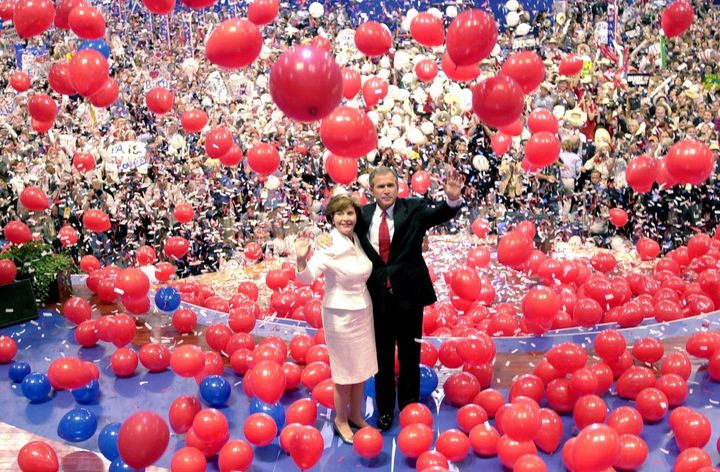 George W. Bush was nominated at the 2000 convention. When he was elected president later that year, the country had its second father-son presidential pair.