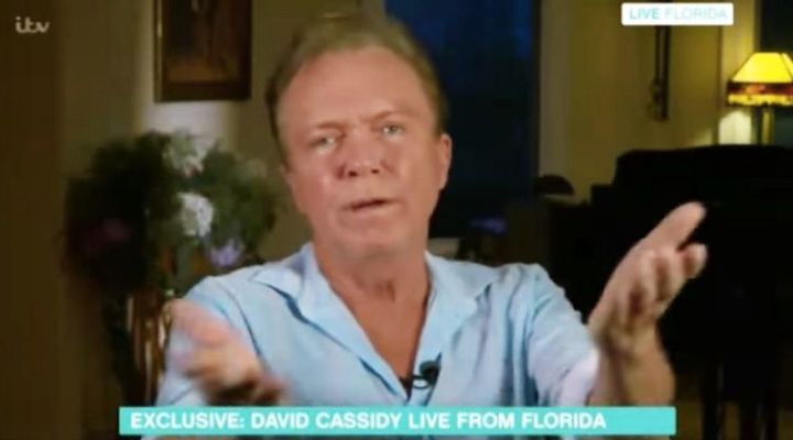 David appeared out of sorts during his live interview with 'This Morning'