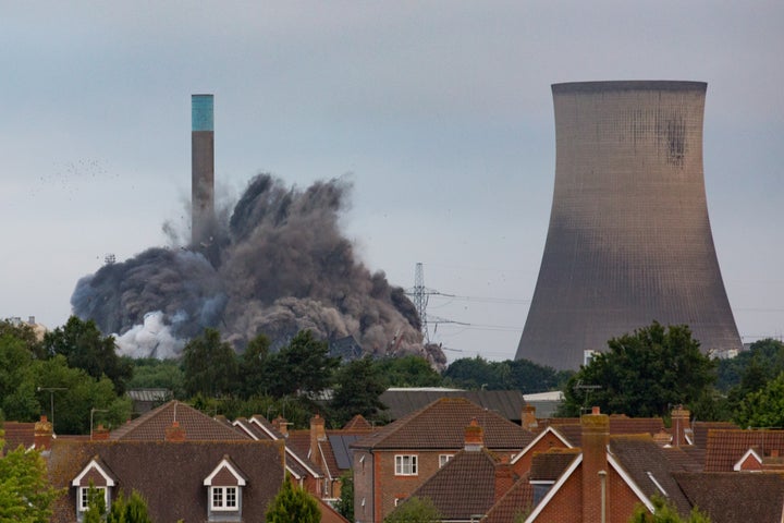 <strong>The demolition this morning</strong>