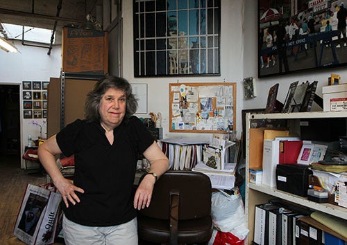 <em>Photo by Nancy A. Ruhling</em><strong>Sharon has had the same studio since 1980.</strong>