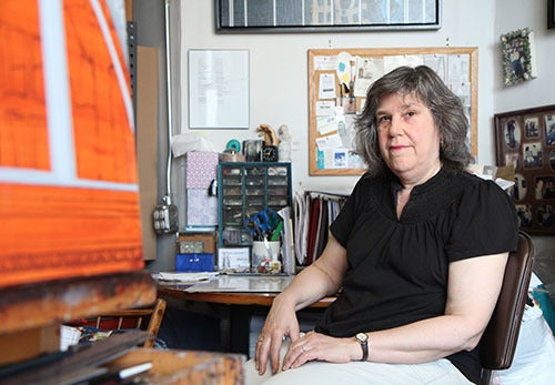 <em>Photo by Nancy A. Ruhling</em><br><strong>She became a full-time artist two decades ago.</strong>