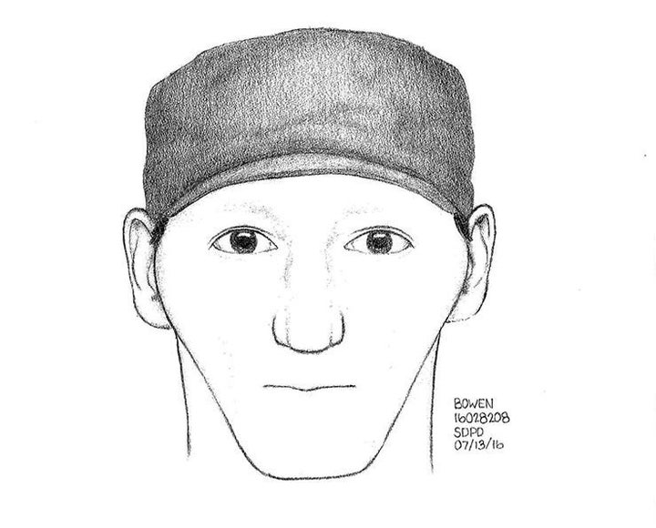 Police released this sketch of the suspect shortly before his arrest.