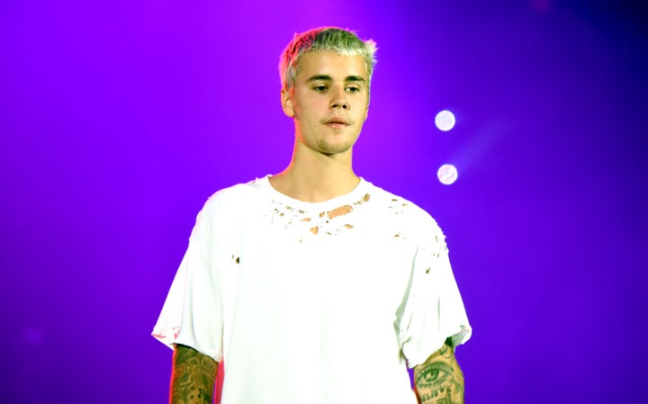 Justin Bieber performs at Boardwalk Hall Arena on July 15, 2016 in Atlantic City, New Jersey.