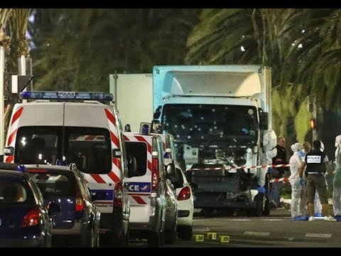 The truck the night of the attack