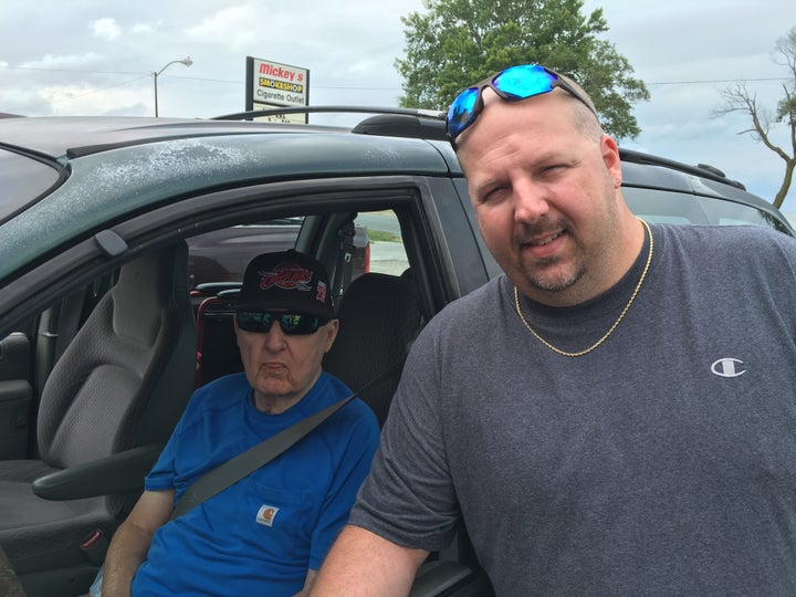 Dan Petersen and his dad, Ron, in Port Clinton.