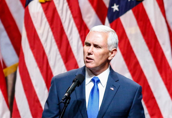 Republican vice presidential candidate Mike Pence speaks in New York on July 16, 2016.