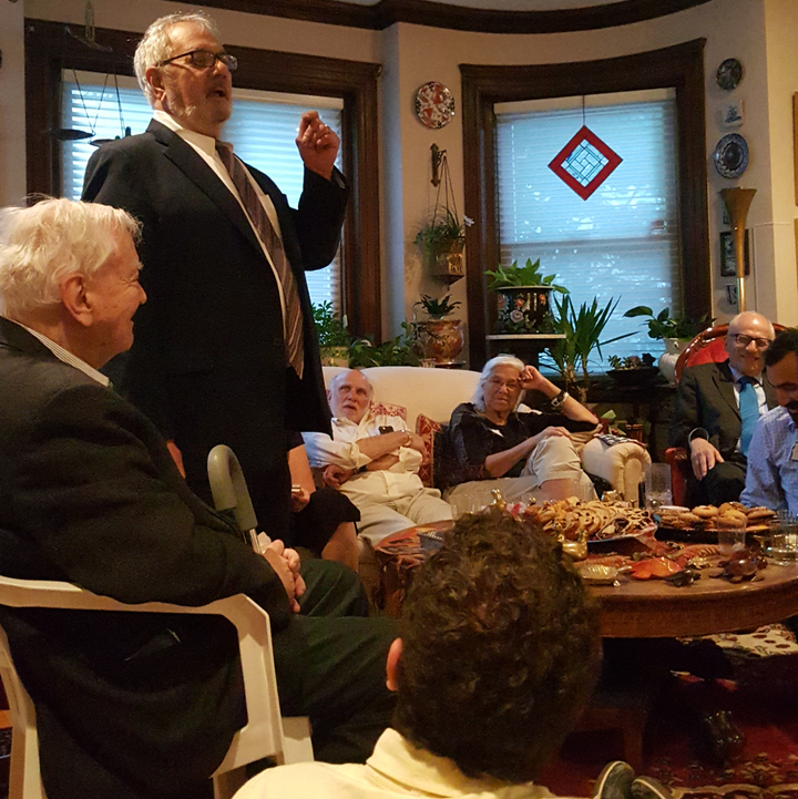 Barney Frank addresses JALSA event "Babkas with Barney"