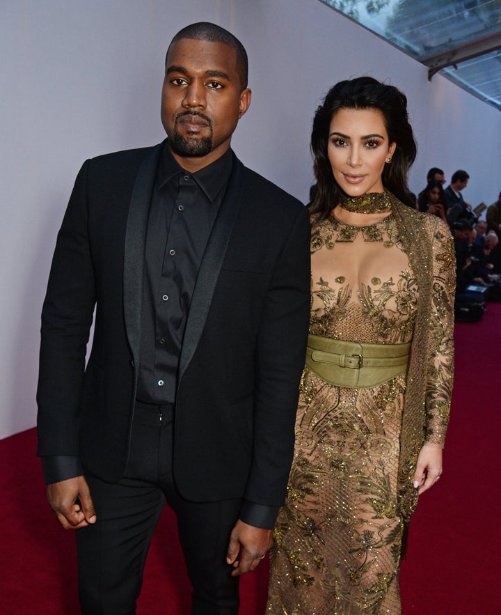 Kanye West and Kim Kardashian