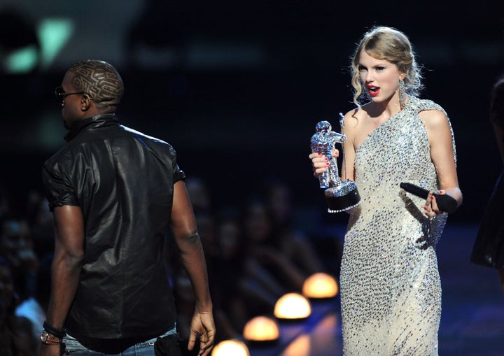 Kanye West and Taylor Swift in 2009