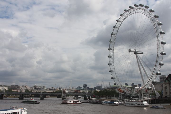 The London Eye on the River Thames