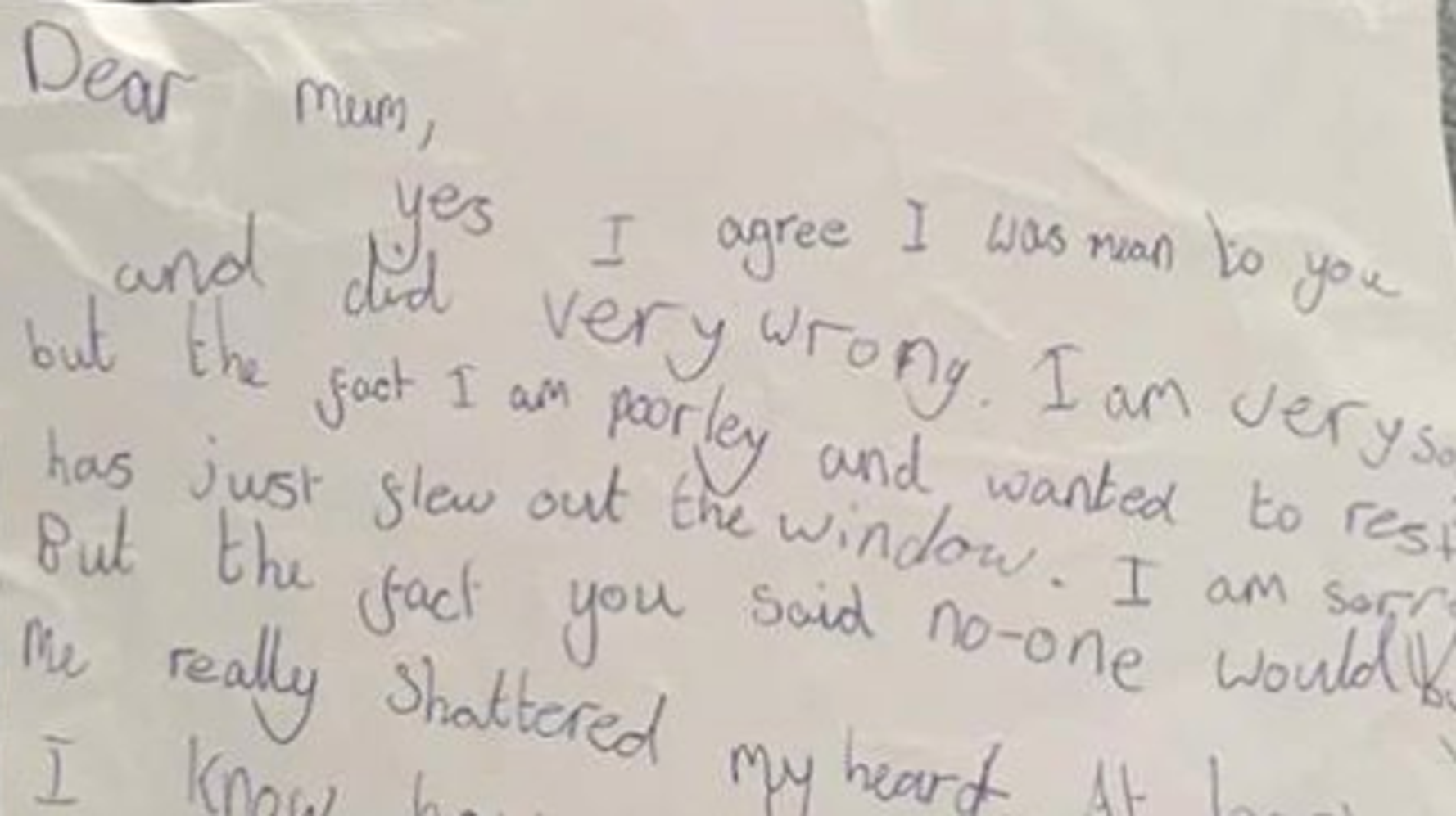 NineYearOld's Sassy Note Proves Kids Know Exactly What To Say To Make