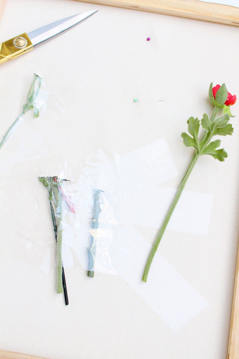 DIY 3D Flower Canvas Wall Art HuffPost