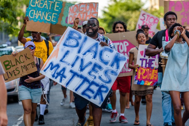Some Americans are concerned that the Black Lives Matter movement has encouraged violence, leading them to sign a p