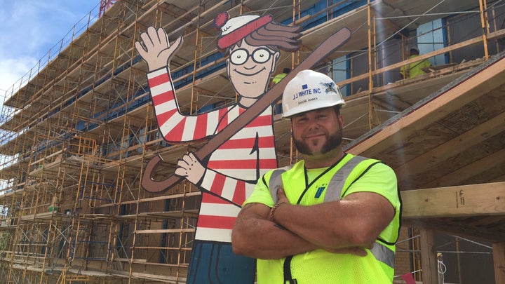 Jason Haney with Waldo.