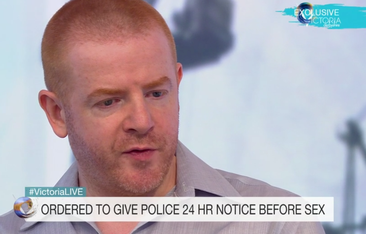 John O'Neill must notify police 24 hours in advance if he wishes to have sex 