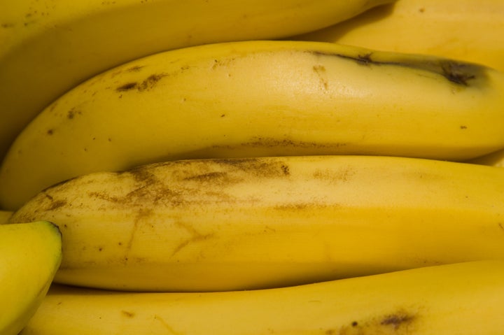 Bananas with black patches are being needlessly wasted.