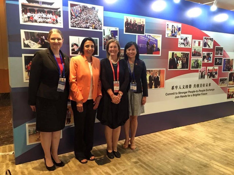 Members of the US delegation to the US-China People to People Exchange (Beijing, June 2016).
