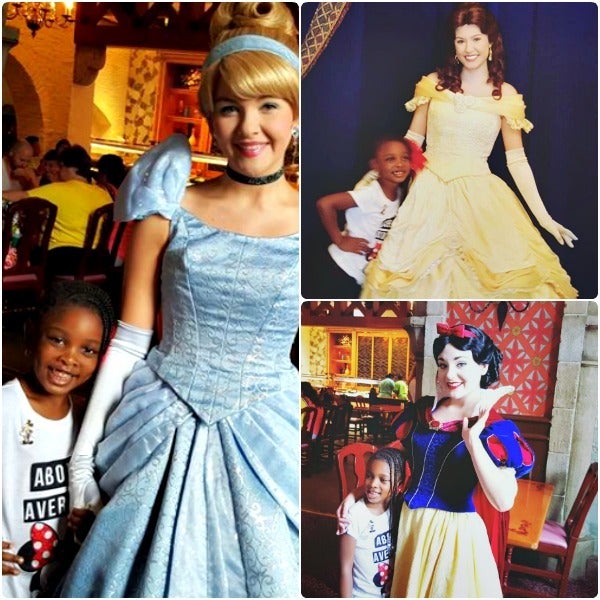 Makayla-Ola met a parade of Disney Princesses while we dined at Akershus Royal Banquet Hall.