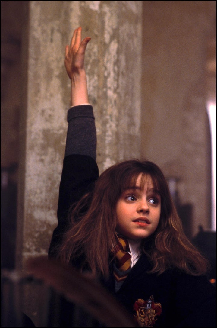 Emma Watson as Hermione Granger.