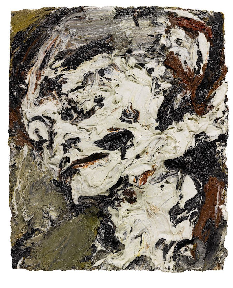 Frank Auerbach, "Head of Gerda Boehm," 1965 Oil on board