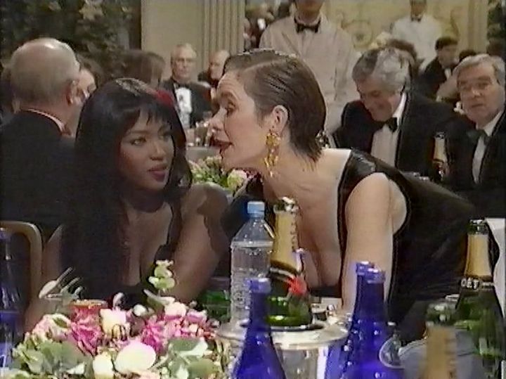 Nice of you to show your (beautiful) face: Naomi's 'Ab Fab' appearance almost didn't happen.