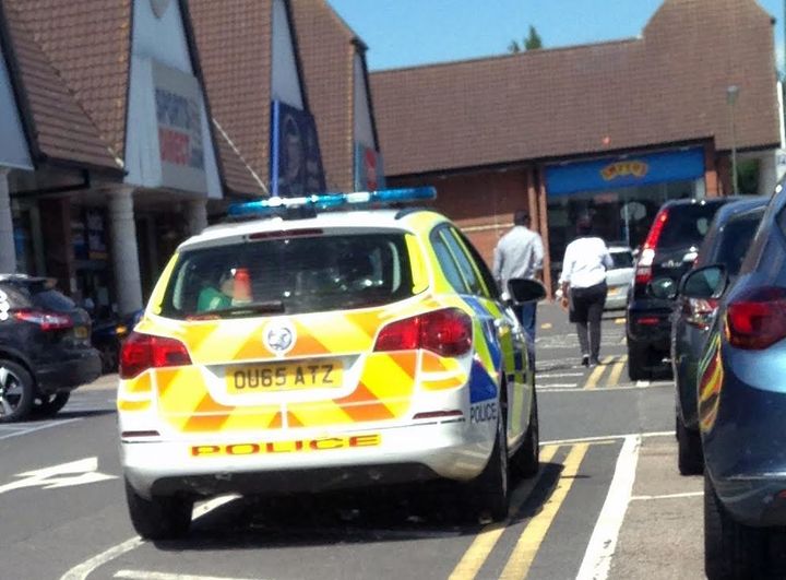 Police were called after attempts to notify the woman to return to her car failed 