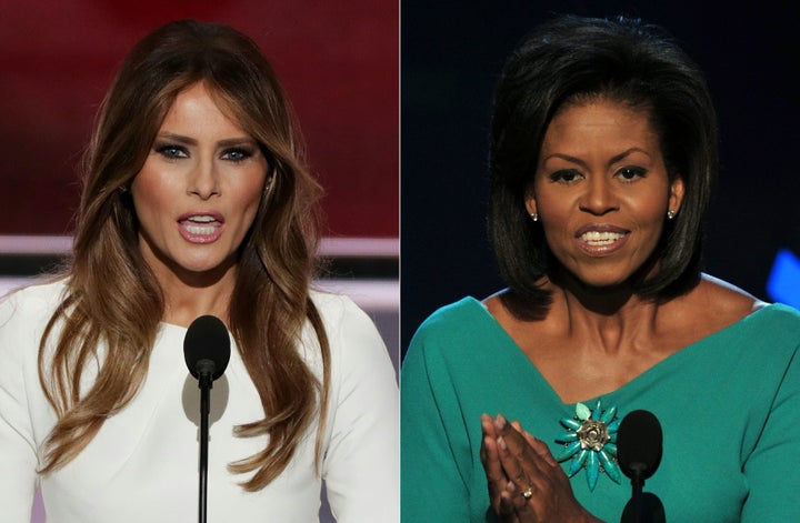 A speechwriter for Melania Trump took responsibility Wednesday for cribbing lines from first lady Michelle Obama's 2008 address to the Democratic National Convention.