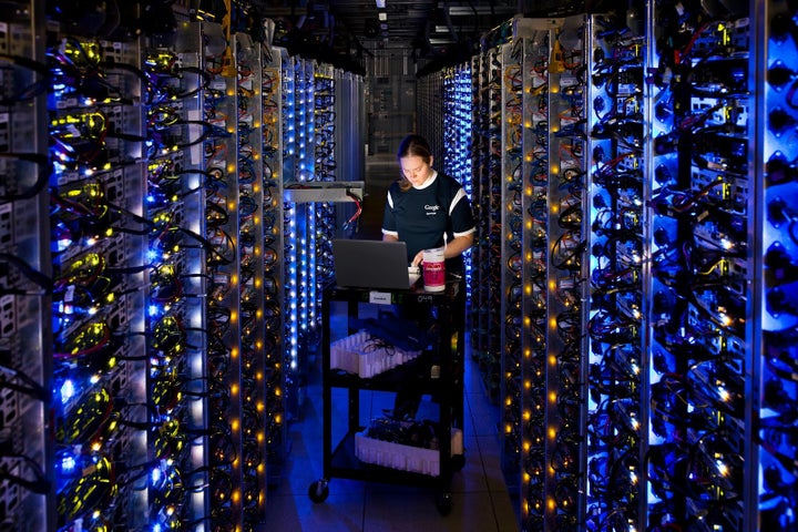 It takes more than a mere human to make these glowing towers run on less power.