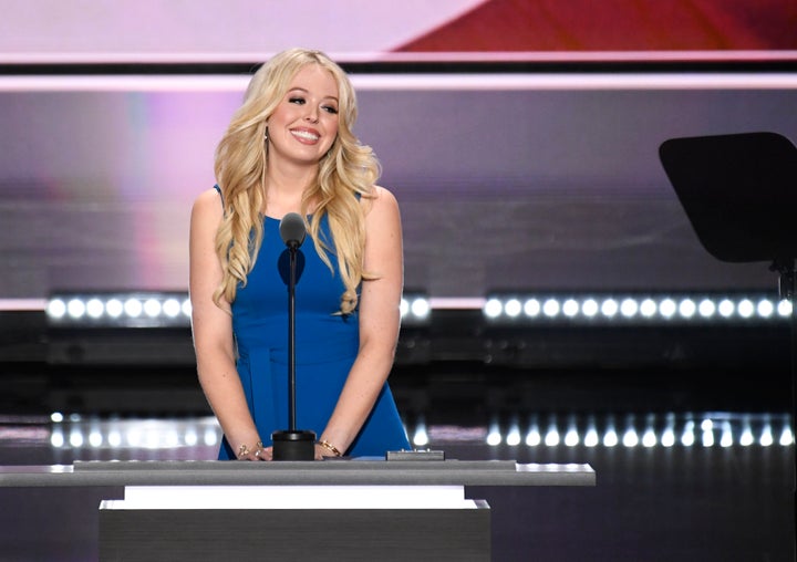 Tiffany Trump speaking at the 2016 Republican National Convention.