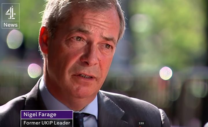 <strong>Ukip's former leader Nigel Farage drew comparisons between 'Leave' and Trump fans</strong>