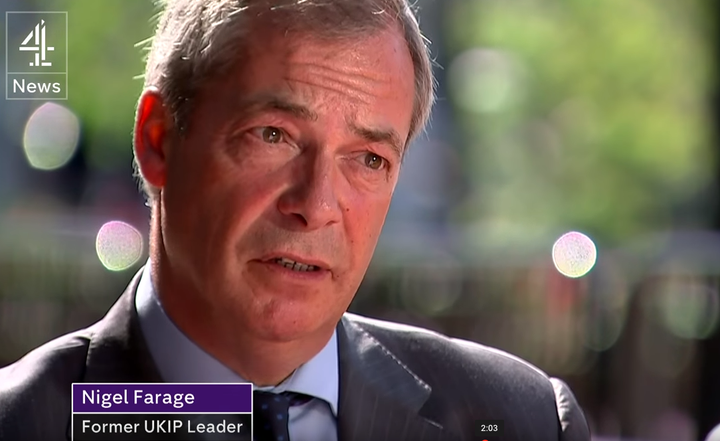 Ukip's former leader Nigel Farage drew comparisons between 'Leave' and Trump fans