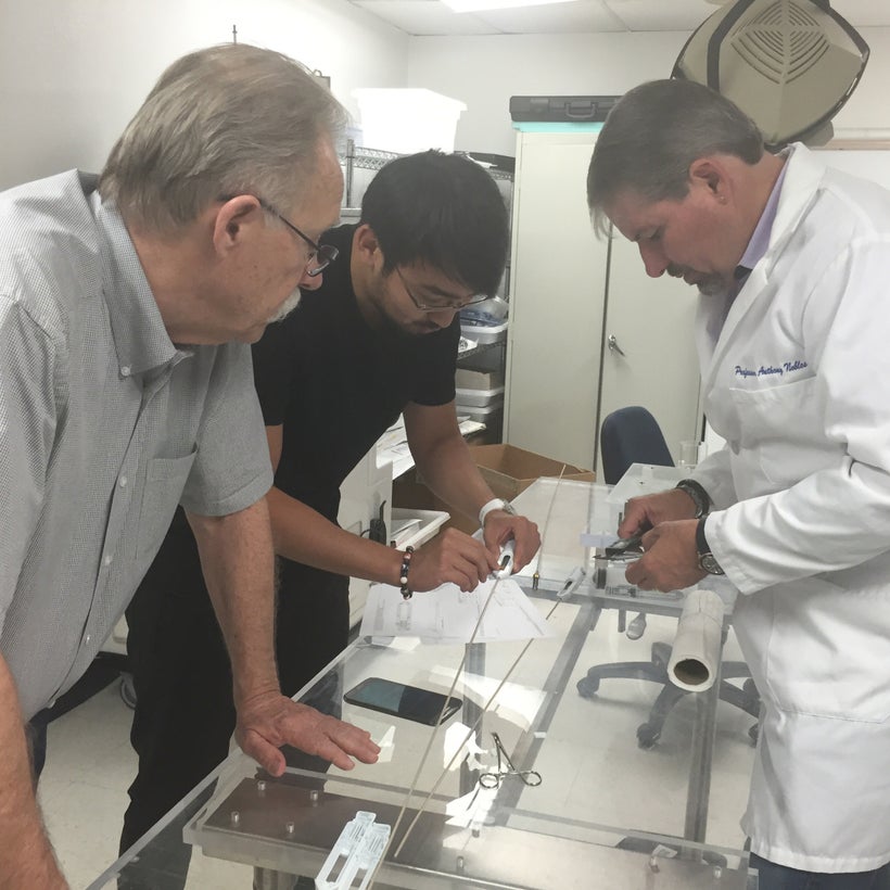 L-R: Ben Brosch, Yerkanat Nurmakhanov, Tony Nobles