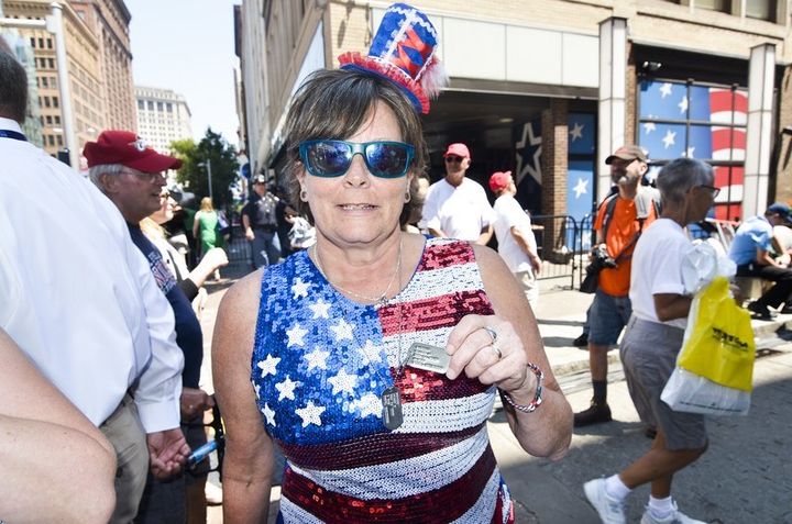 This sequin tank top was not homemade, which disappointed me. Love the miniature Uncle Sam hat, though. I would eat ice cream out of it.