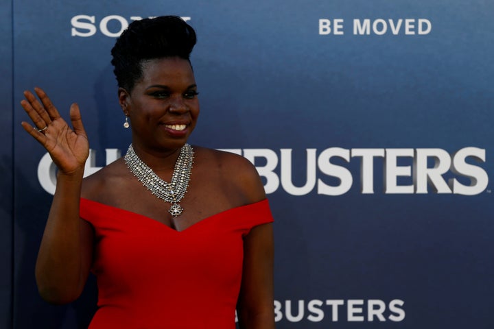 Leslie Jones received some backup from fellow Ghostbuster Dan Akyroyd.