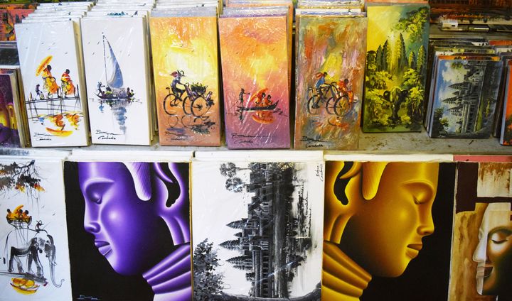 A selection of Saron Phen's paintings for sale