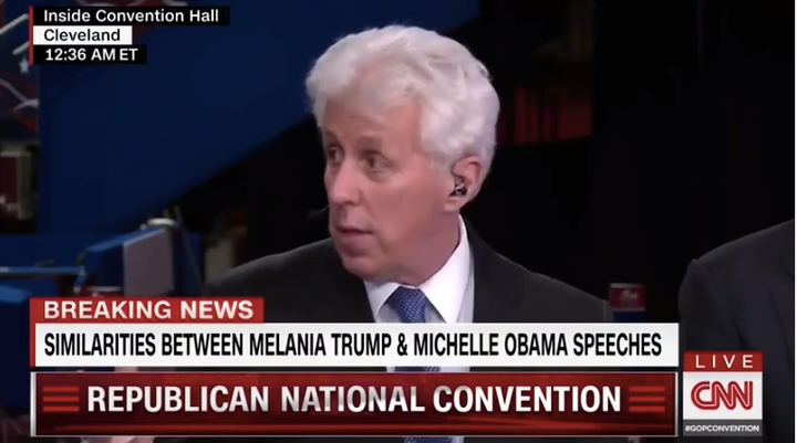 Jeffrey Lord has made hundreds of appearance on CNN over the past year. 