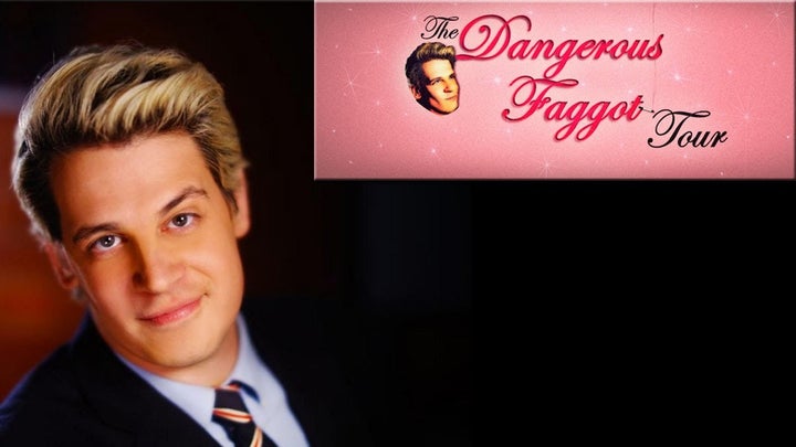 Milo's Dangerous Faggot Tour Banner