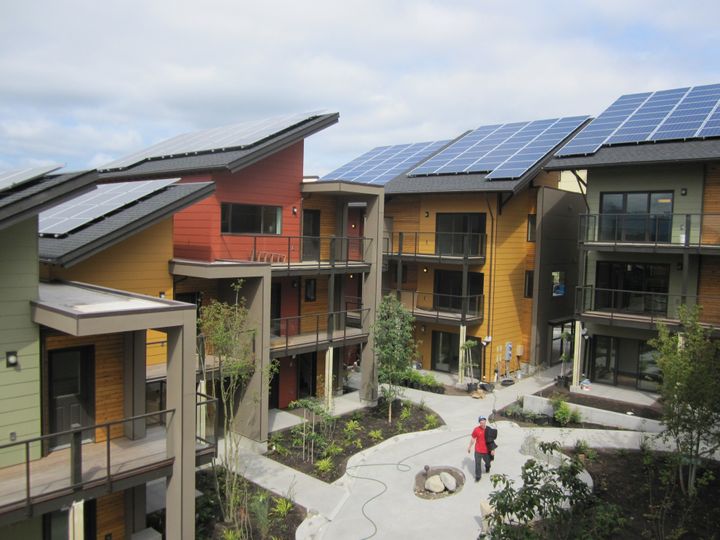 <em>The net zero energy multifamily residential zHome in Issaquah, WA</em>