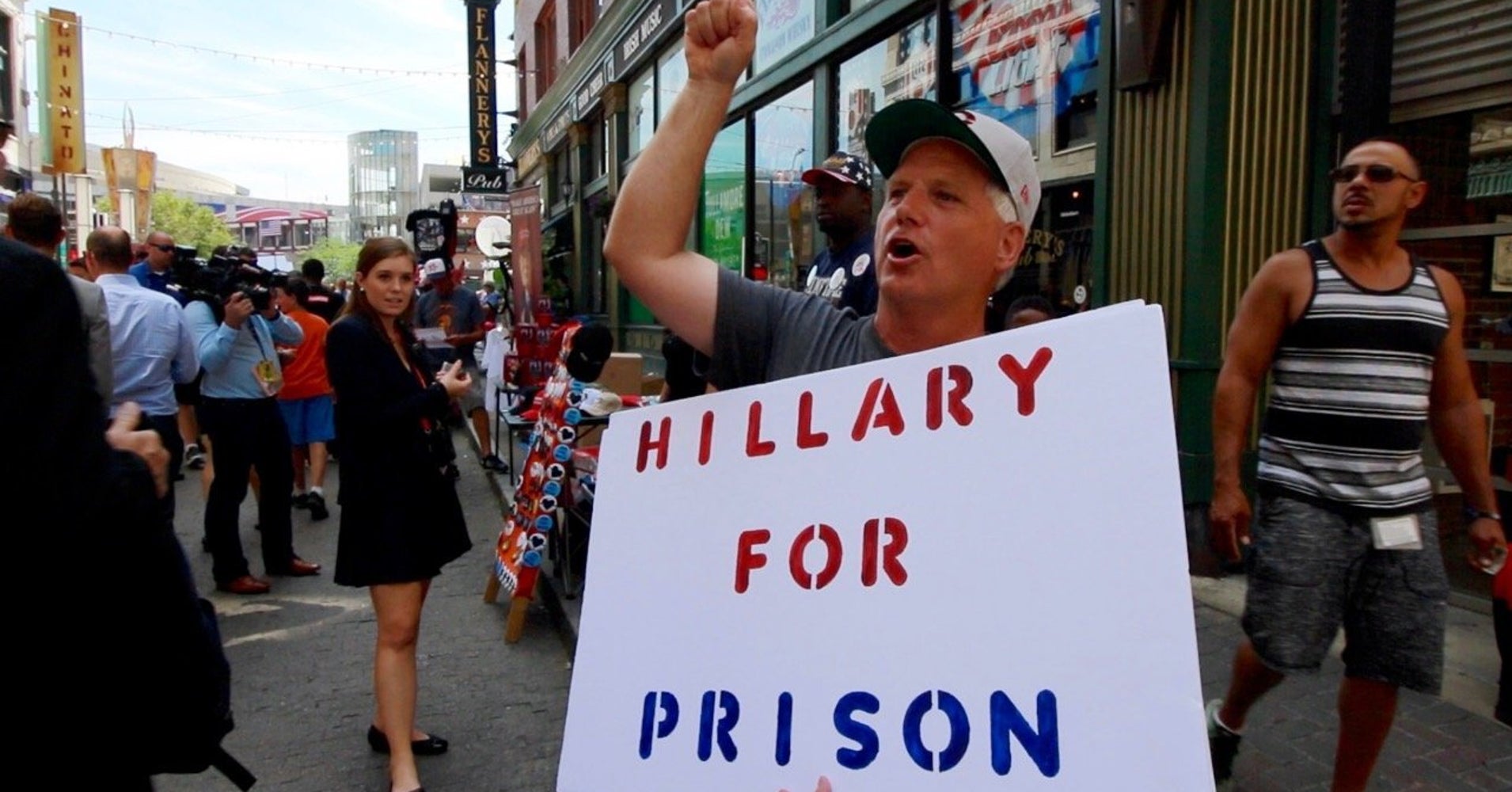 For RNC Attendees, Putting Clinton In Prison Proves Easier Said Than