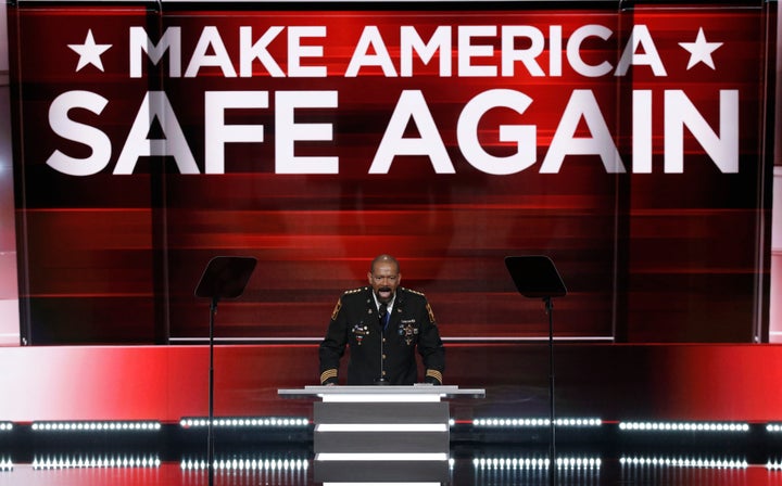 Monday's convention theme, "Make America Safe Again," emphasized national security.