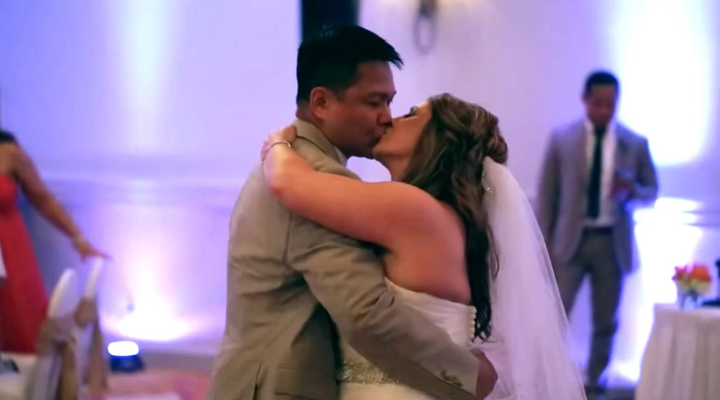 "I carry my vows I wrote to Shannon in my wallet as a reminder of what I promised to her," groom Don Perez said. 