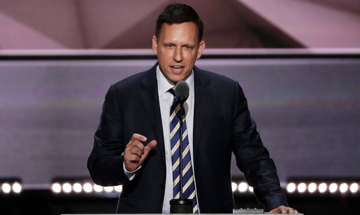 Silicon Valley entrepreneur Peter Thiel is the first GOP convention speaker to talk about being gay.