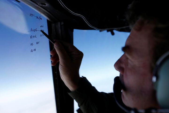 Squadron leader Brett McKenzie of the Royal New Zealand Air Force helps in the search for missing Malaysian Airlines flight MH370.