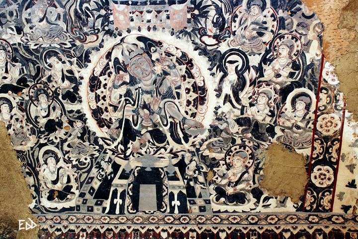 Buddhist cave art