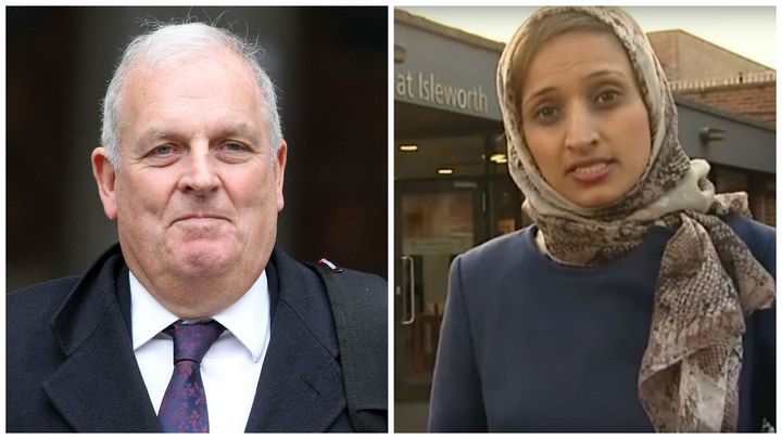 <strong>Kelvin MacKenzie (left) wrote that Fatima Manji (right) should not have hosted Channel 4 News because she was wearing a hijab</strong>