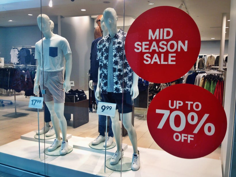 Stores like H&M sell clothes cheaper than you can buy meals at mid-range restaurants, and it's allowi