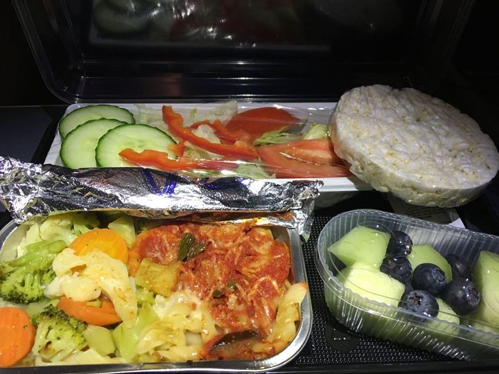 Healthy meal choices onboard