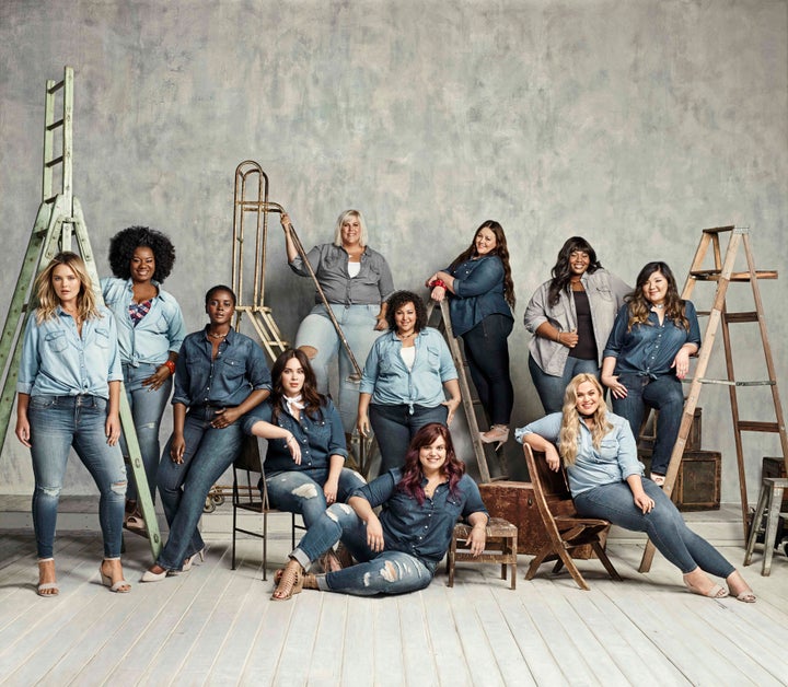 Among the stars of the campaign are models Georgina Burke and Philomena Kwao along with "Orange is the new Black" star Adrienne C. Moore.