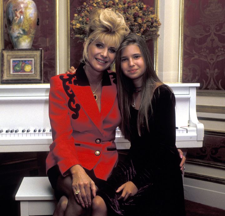 Ivanka and mom Ivana in 1994.